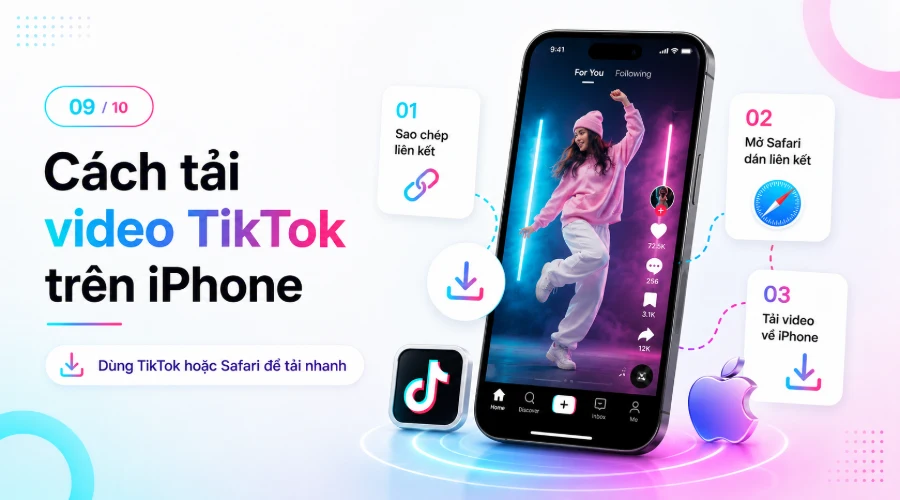 Cách tải video TikTok trên iPhone